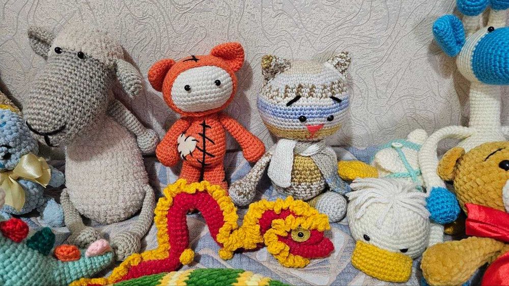 Вязанные игрушки. Ручная работа