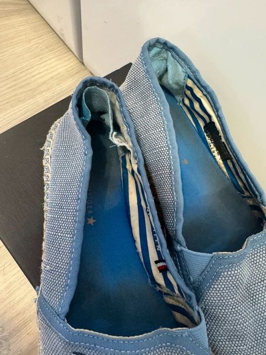 Espadrile Tommy Hilfiger bleu ciel / baby blue mărimea 36 (23 cm)