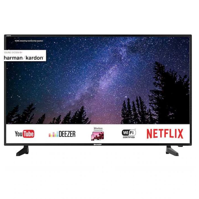 SmartTV Led 4K UHD SHARP, Sunet Dolby Harman Kardon, 40' (102cm)