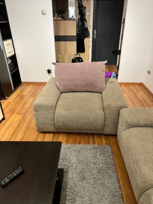 Canapea extensibila+fotoliu