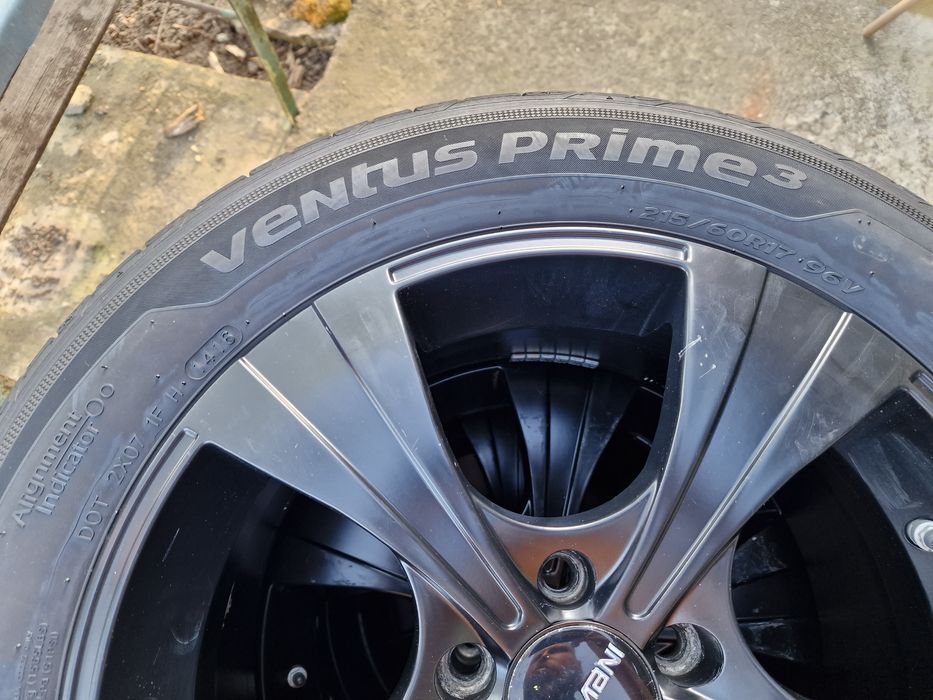 215 60 R 17 jante aliaj cu cauciucuri de vara DOT 16 20 ~ 5 x 108 ET47