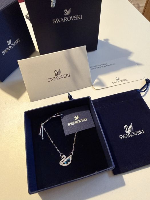 Lant Lebada Swarovski Argintiu