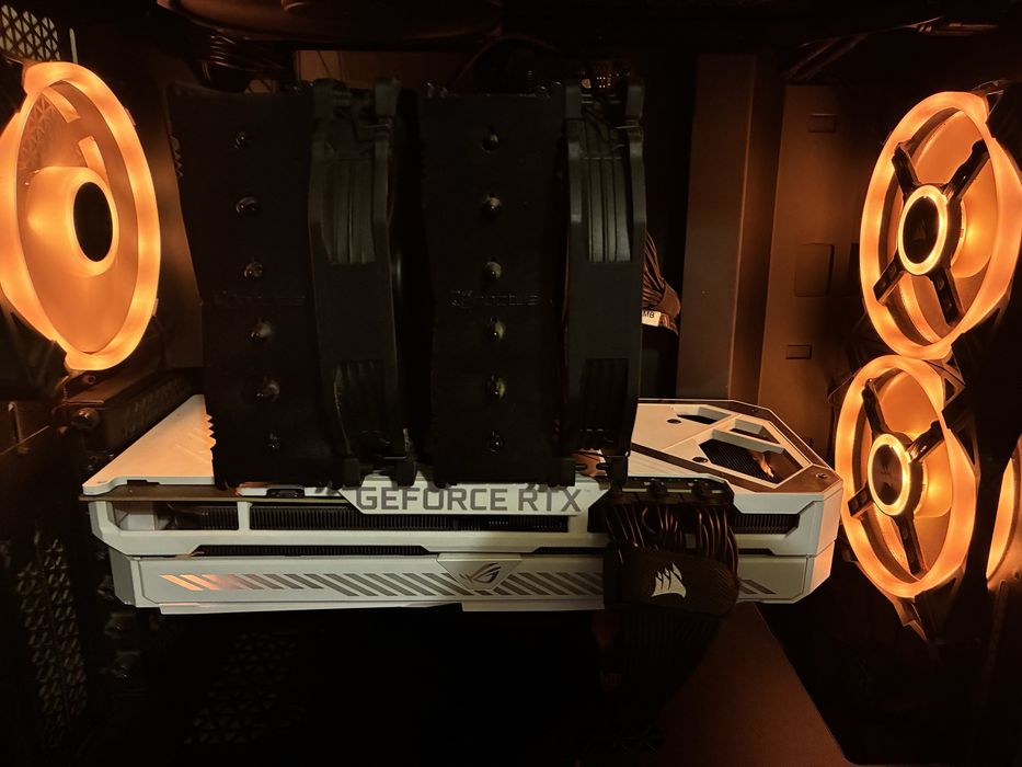 PC Компютър - ASUS ROG STRIX 3080 10GB/AMD Ryzen 7 5800X, Noctua  NH-D15/32Gb DDR4/1000W PSU Plat, Fully-Modular/2Tb NVMe Storage