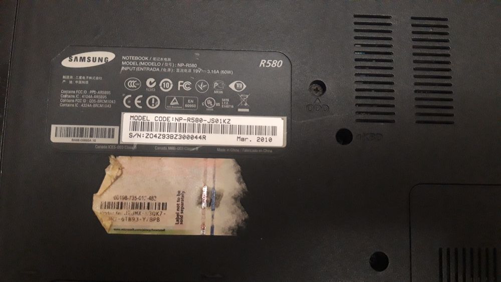 Ноутбук самсунг рабочий