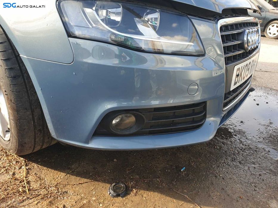 Bara Spoiler Fata FARA Grila cu Emblema Audi A4 B8 2008 - 2012 Culoare LX5X [C1816]