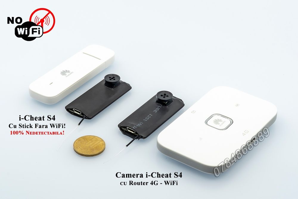 ICheat - Casca de copiat cu Camera 100% Nedetectabila Fără Router Wifi