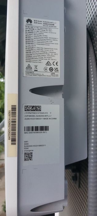 Invertor Huawei SUN2000 6KTL-L1 (6KW) Monofazat
