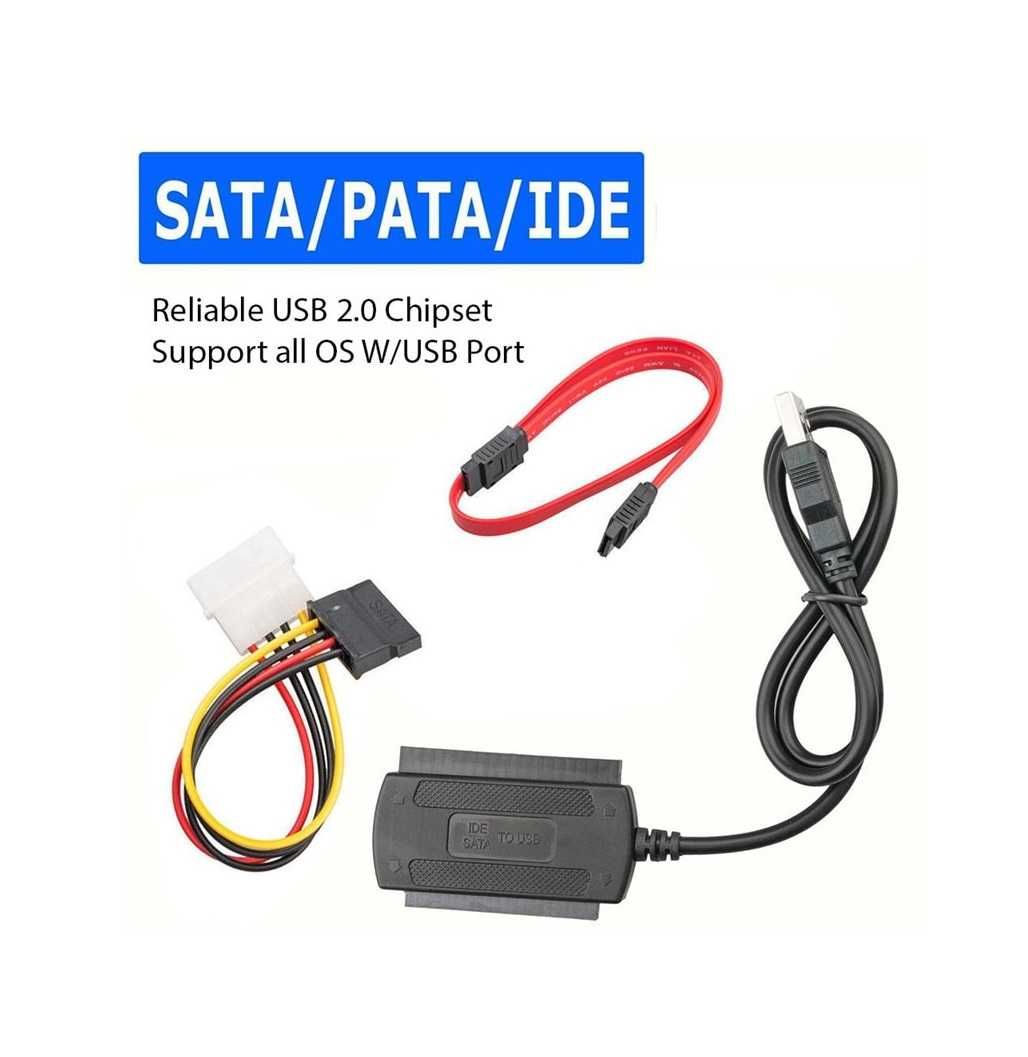 Кабель переходник sata pata ide для usb 