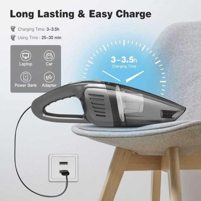 Ръчна прахосмукачка за кола