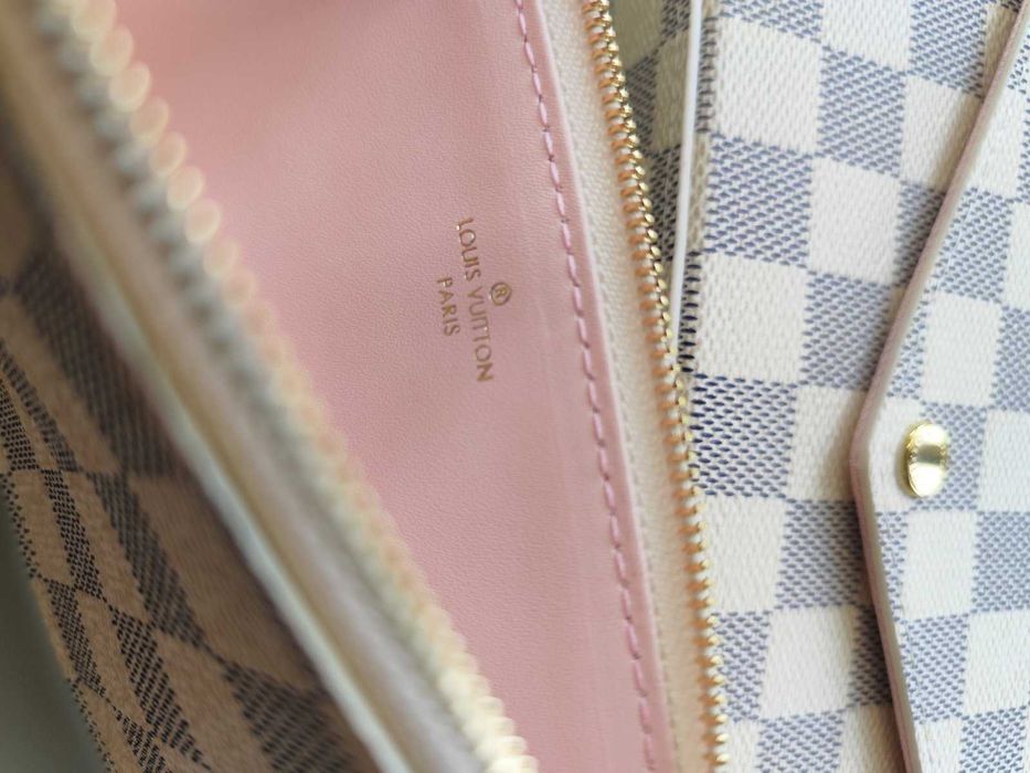 LOUIS VUITTON Дамска чанта Pochette Félicie Damier Azur
