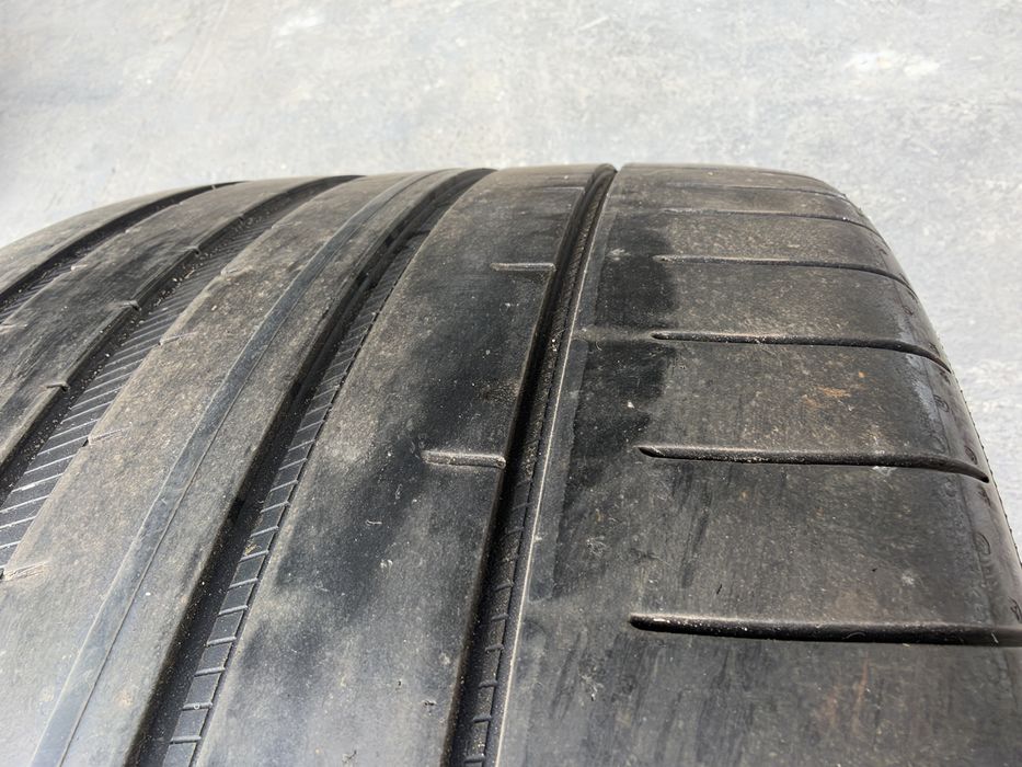 4бр. Летни Спорт-Пакет Гуми С Борд *ELECTRIC DRIVE* 265/35R/21 и 305/30R/21 -GOODYEAR- DOT:4323+2223- 5.9мм+4.4мм.