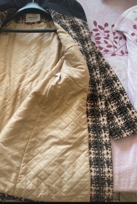 Palton cu lana si captuseala matlasata - Moda Alis