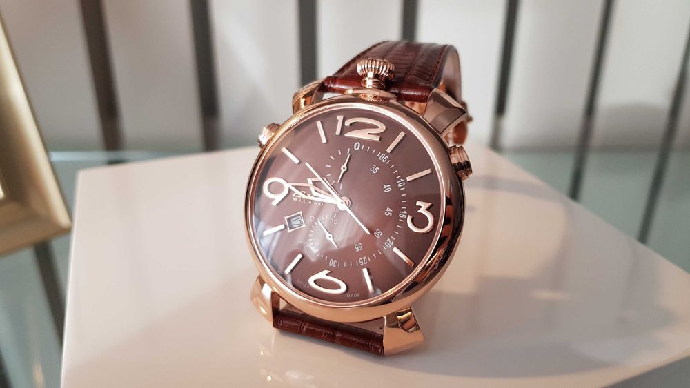 GaGà Milano Chronograph 46mm - Rose Gold Edition - Quartz