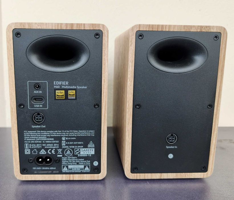 Edifier M60 Bookshelf Speakers, 2.0, Hi-Res + ГАРАНЦИЯ