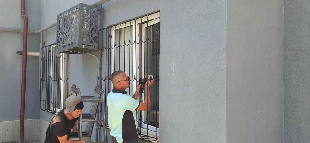 Решётки на окна .Козырек kovka карниз rewotka навес ограда oyna перила