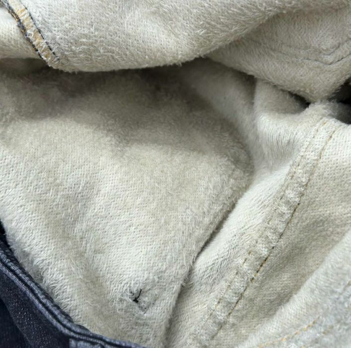 Джинсы на флисе.