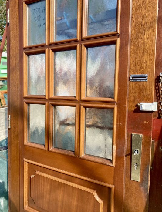 USA INTRARE CASA Lemn Termopan  H 225 x L 120 Germania in Stoc.