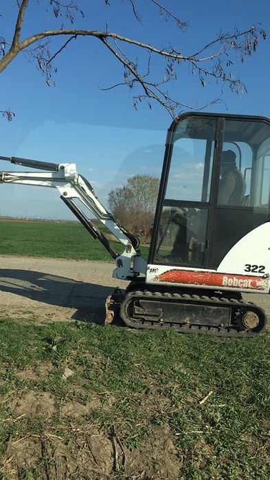 Excavator Bobcat Canalizare apa cablu fibra gaze miniexcavator