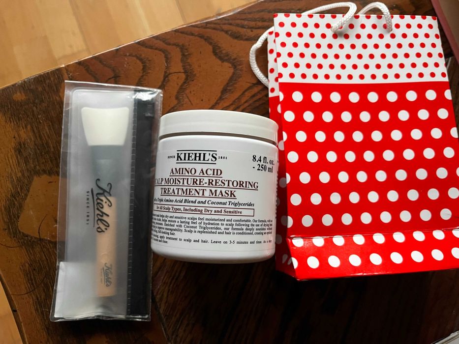 SET Kiehl's Amino Acid Scalp Treatment Mask 250ml + Pensulă Aplicare (Nou)