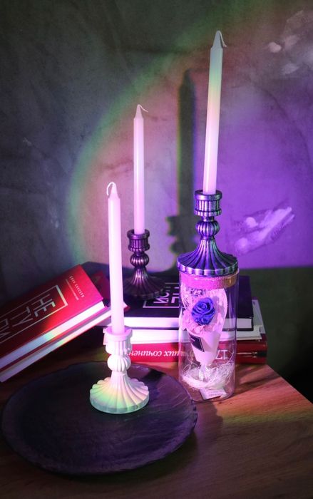 Подсвечник. Из гипса.