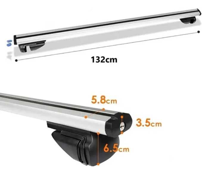 Греди за кола, 132см, Напречни греди за мотаж на надлъжни рейки