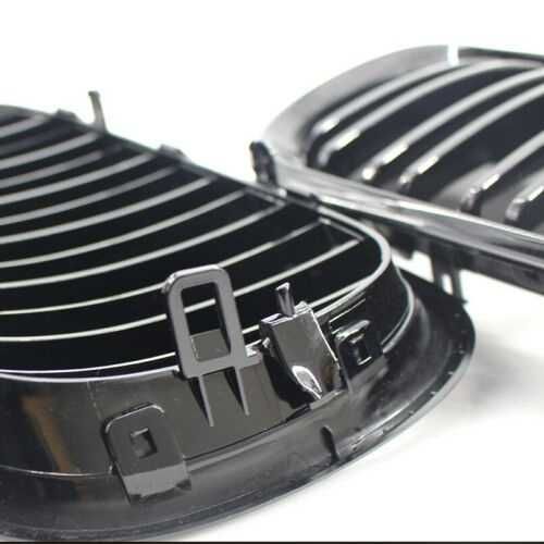 Бъбреци Решетки БМВ BMW X5 X6 E70 E71 E72 2007 - 2014 Черен Гланц Лак