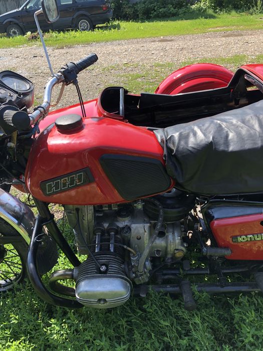 Мотоцикл Урал в облицовке Ижа