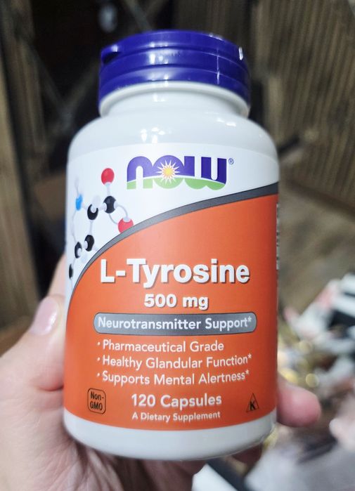 ДОСТАВКИ НЕТ Now L-тирозин 500мг, 120шт 120 000сум Made USA