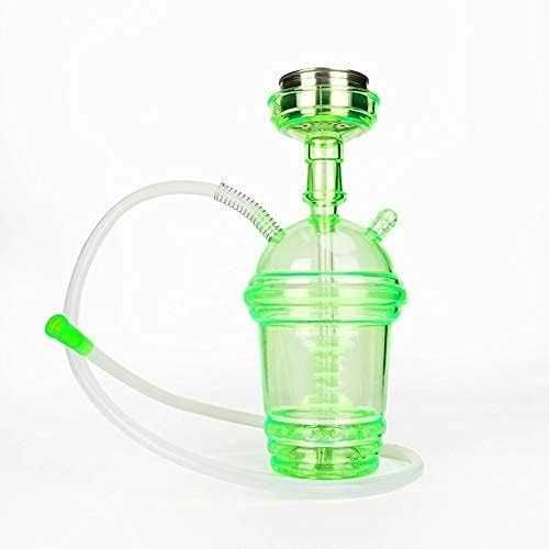 Narghilea Profesionala Clear Cup, 1 Furtun, 25 Cm, LED