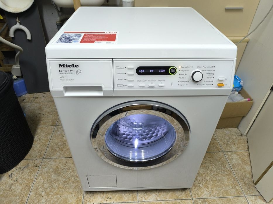 Пералня Miele W 5877 WPS - 8кг. 1600об. Лимитирана серия с пара .