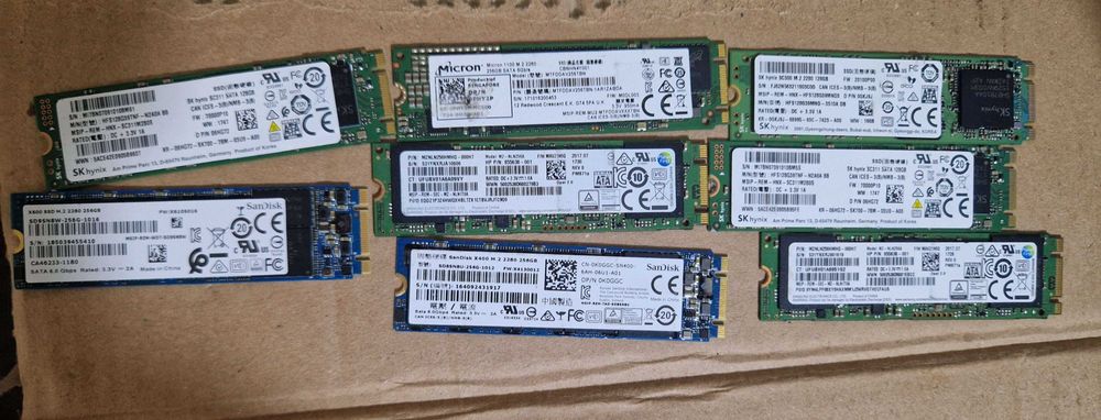 256/128 GB Nvme M2/M2Sata