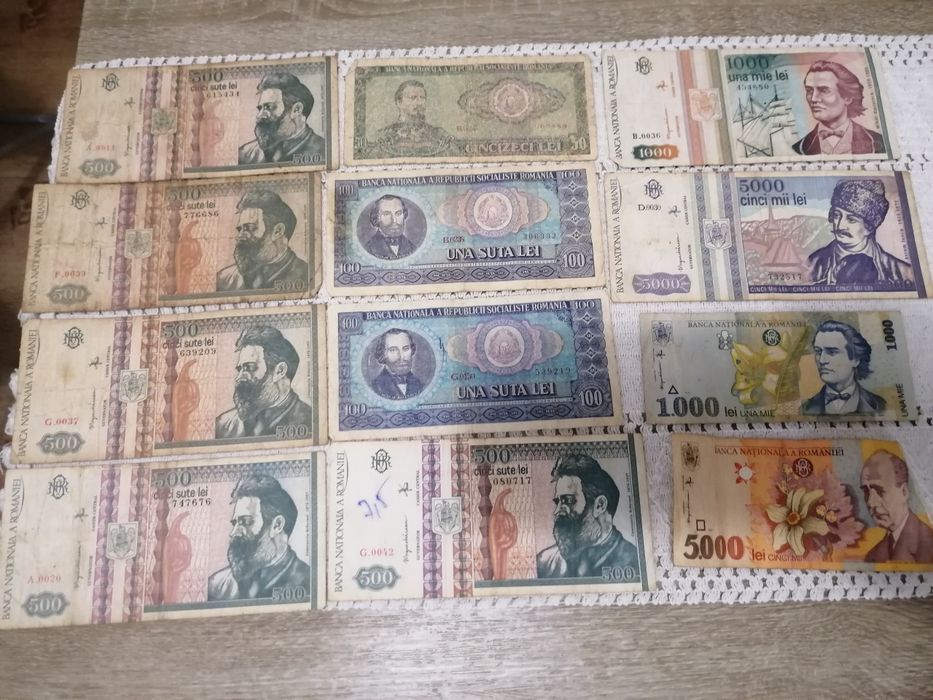 Colecție bancnote vechi