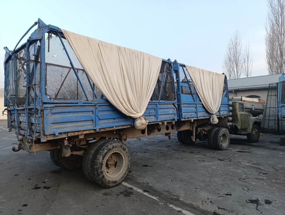 Зил 130 прицепи билан сотилади, Хлопкавоз холати яхши.