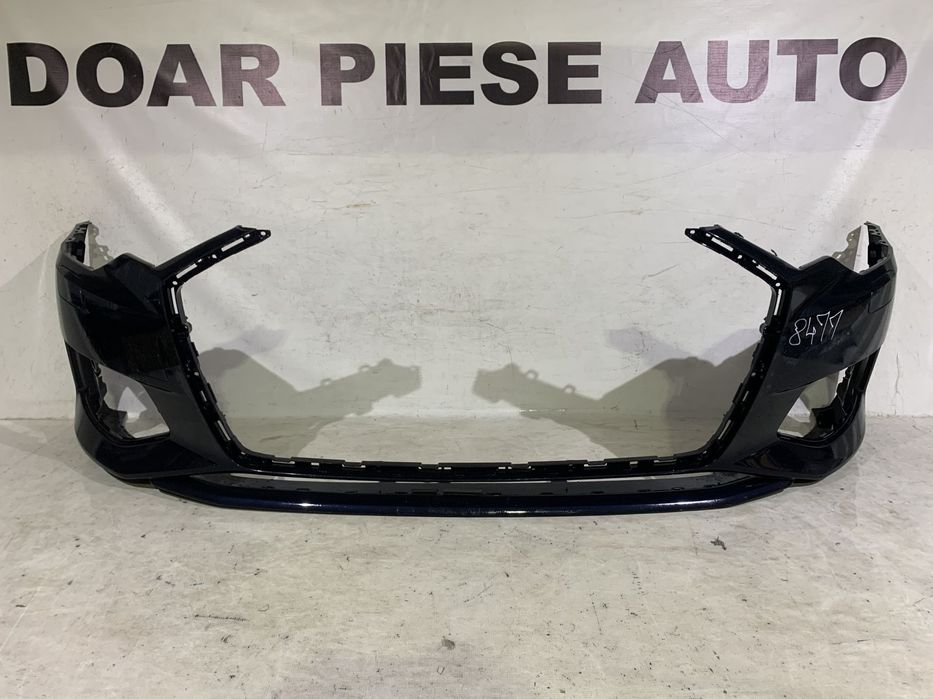 Bara fata Audi A6, C8, 2018, 2019, 2020, 2021, 2022, 2023, cod origine OE 4K0807437, cu gauri pentru spalatori faruri si senzori de parcare (4).