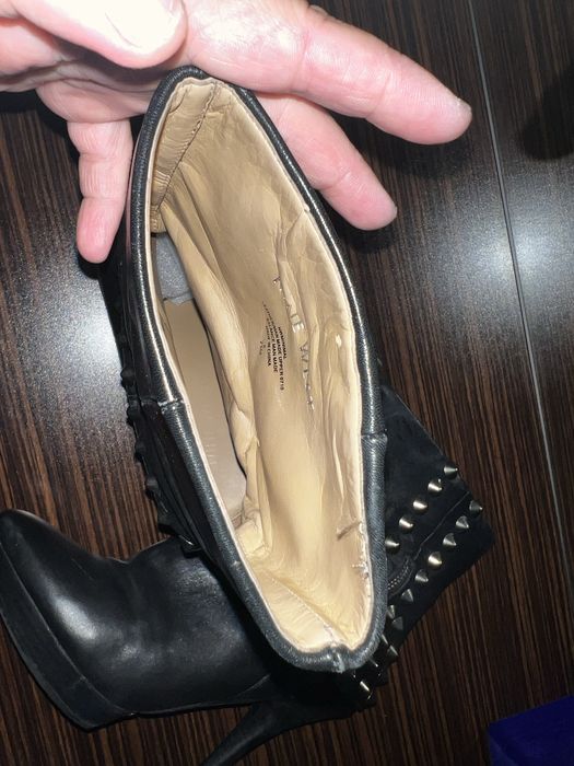 Сапоги Nine West осенние, с шипами 38 размер