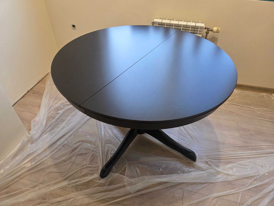 Кръгла разтегаема маса модел INGATORP от Икеа/Ikea