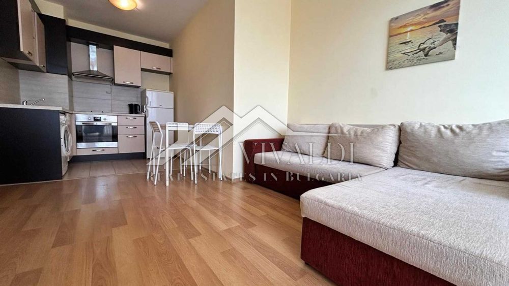 Двустаен  с морска панорама, на 5 мин до плажа Кабакум, Варна