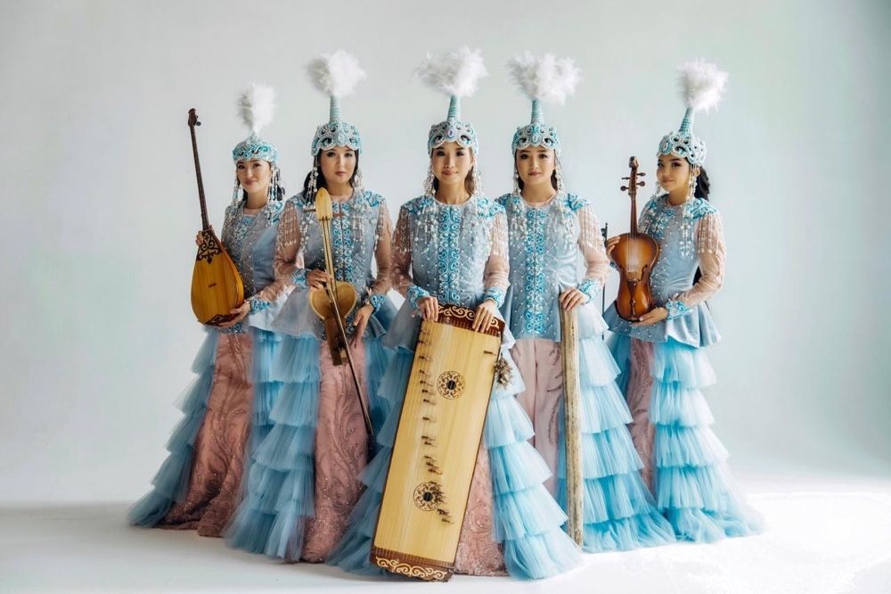 Ансамбль казахских народных инструментов АМАНАТ, домбыра, кобыз