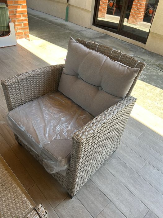 Set Gradina Terasa Ratan Scaune + Masa