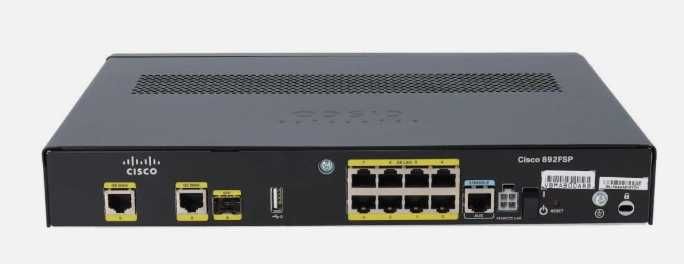 Router Cisco C892FSP-K9 892FSP 8-Port Gigabit +2 WAN +SFP