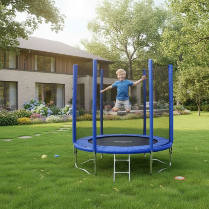 Батут с външна мрежа Jump 6ft - безопасно забавление и тренировка