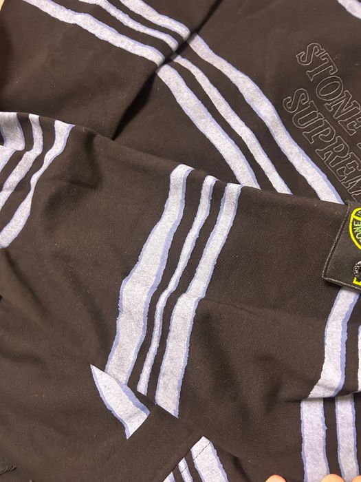 Кофта Stone Island × Supreme, размер XL