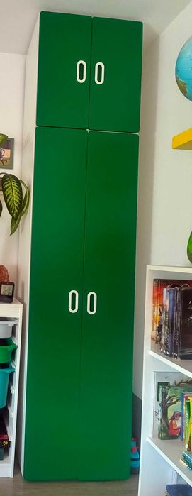 Dulap alb/verde Ikea Stuva