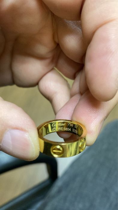 Кольцо золотое Cartier