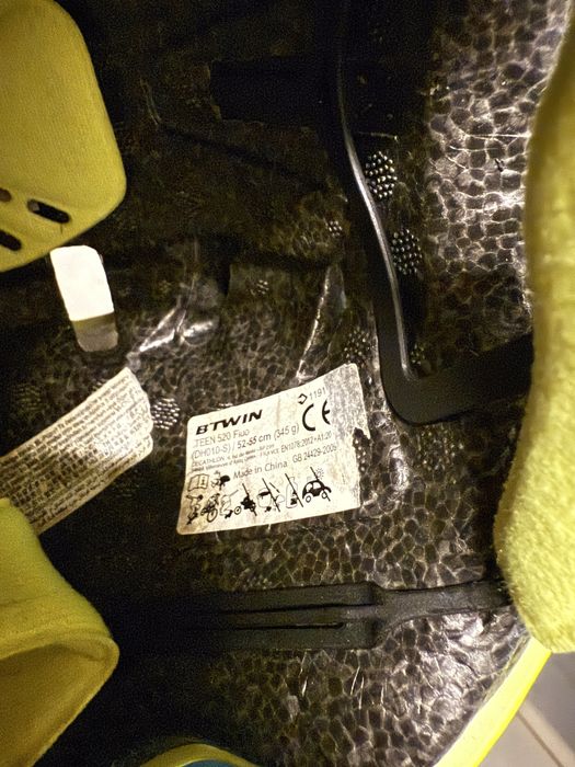 Cască  schi / Ciclism 520 Fluorescent Copii