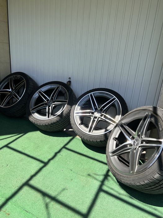 Джанти Мерцедес 19 AMG спорт пакет c205 с гуми pirelli зимни