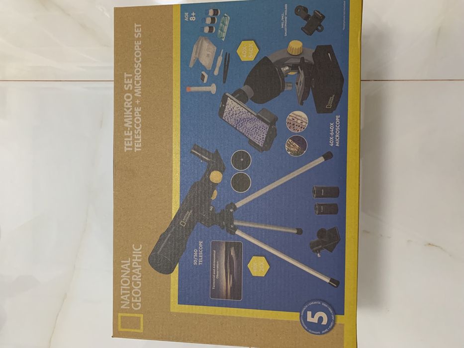 Telescop si microscop set
