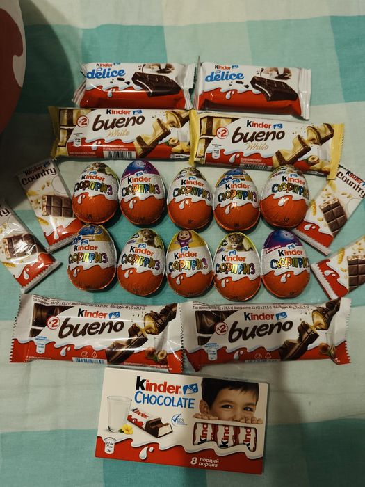 Киндер сюрприз с наполнением