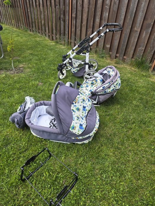Carut bebe Carlo lux cu toate accesoriile