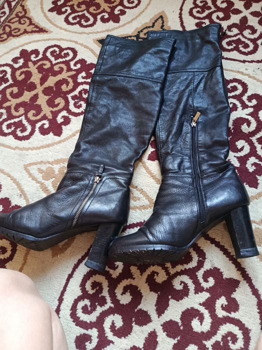 Продам ботфорты нат.кожа
